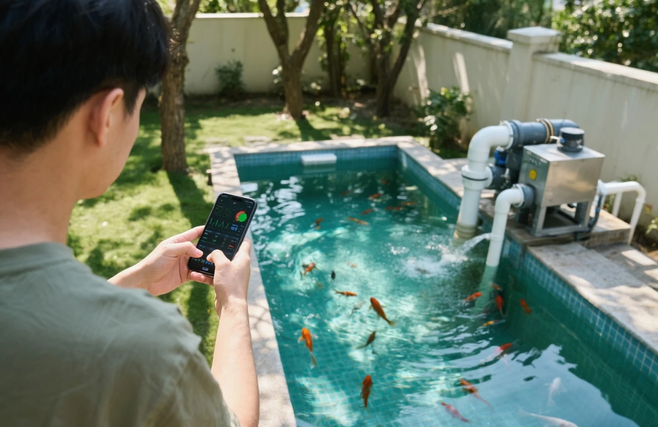 智能鱼池过滤系统